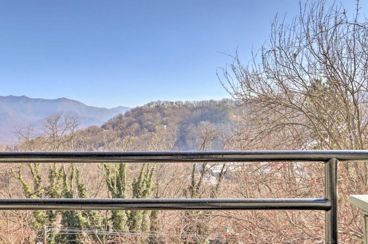 Unique Smokies Ski Shack With Mountain-Top View 개틀린버그 외부 사진